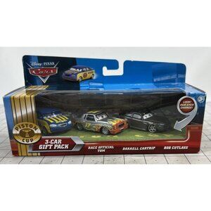 Disney / Pixar CARS Movie Exclusive 1:55 Diecast Piston Cup Nights 3 Car Set NIB